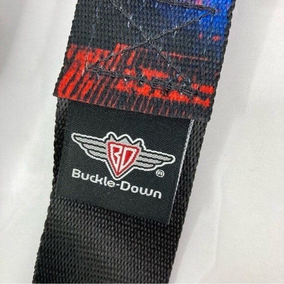 Buckle-Down Seatbelt Belt Batman Red Blue Black Skyline Adjustable Superhero - Picture 5 of 9